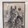 Hernando Villa Drawing Chief & Horse