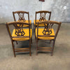 Mid Century Stakmore Set Of Four Folding Chairs
