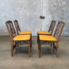 Mid Century Stakmore Set Of Four Folding Chairs
