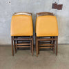 Mid Century Stakmore Set Of Four Folding Chairs