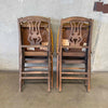 Mid Century Stakmore Set Of Four Folding Chairs