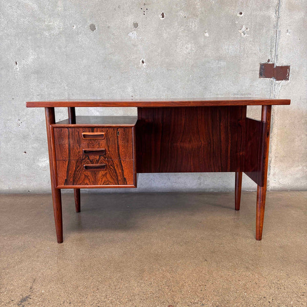 Vintage Mid Century Modern H.P Hansen Rosewood Desk