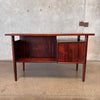 Vintage Mid Century Modern H.P Hansen Rosewood Desk