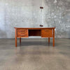 Danish Modern Desk In Teak