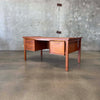 Danish Modern Desk In Teak