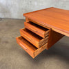 Danish Modern Desk In Teak
