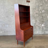 Danish Teak Secretary Cabinet By Johannes Sorth for Borge Morgensen