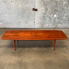 Danish Teak Surfboard Coffee Table