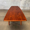 Danish Teak Surfboard Coffee Table