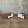 Pair of Modular Cube Tables / Entertainment Center By Coalesse