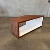 Pair of Modular Cube Tables / Entertainment Center By Coalesse