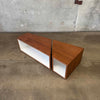 Pair of Modular Cube Tables / Entertainment Center By Coalesse