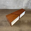 Pair of Modular Cube Tables / Entertainment Center By Coalesse