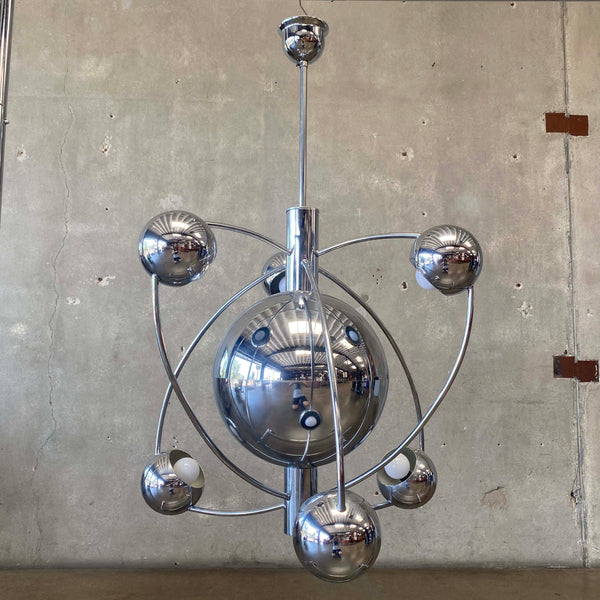 Vintage Italian Chandelier By Reggiani