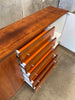 Mid Century Rosewood Credenza With Two Keys
