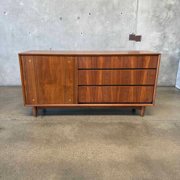 Mid Century Walnut Credenza