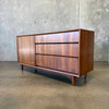 Mid Century Walnut Credenza
