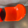 Pair of Slither Orange Dining Chairs