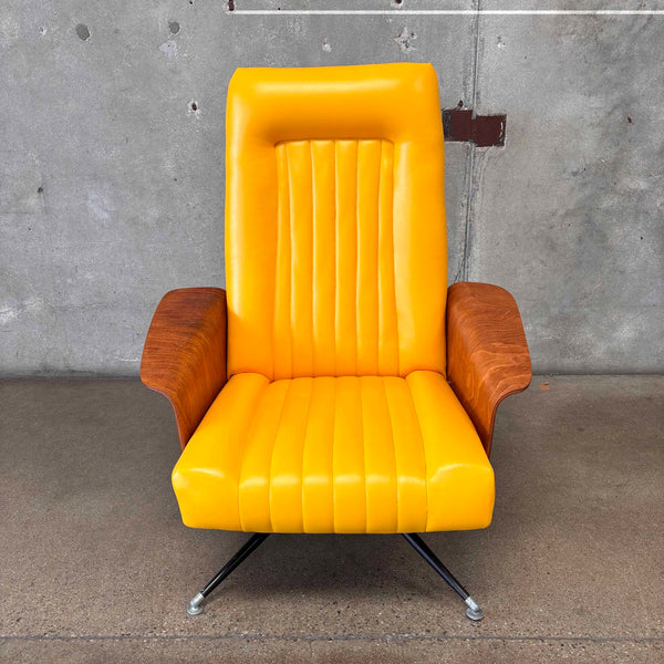 1960s Mid Century Modern Miller Swivel Rocking Lounge Chair