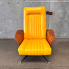 1960s Mid Century Modern Miller Swivel Rocking Lounge Chair