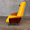 1960s Mid Century Modern Miller Swivel Rocking Lounge Chair