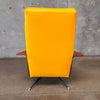 1960s Mid Century Modern Miller Swivel Rocking Lounge Chair