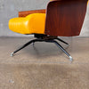 1960s Mid Century Modern Miller Swivel Rocking Lounge Chair
