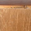 Vintage 1960s Norwegian Teak Record / Cocktail Cabinet With Key & Lock