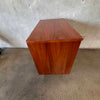 Vintage 1960s Walnut Two Piece Hutch / Book Shelving