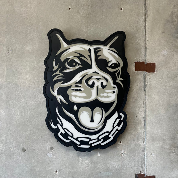 Pitt Bull Neon Sign Cover Wall Art #1 Jesse James Cisco Burger