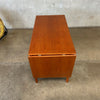 Teak Desk w/Sliding Extendable Top Made In Denmark