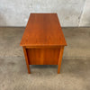 Teak Desk w/Sliding Extendable Top Made In Denmark