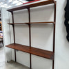 2 Bay Walnut Wall Unit By Poul Cadovius
