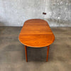 Povl Dinesen Teak Dining Table With Two Leaves - Denmak C. 1960