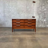 Mid Century Modern Walnut Dresser By Johnson Carper Circa 1955