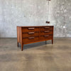 Mid Century Modern Walnut Dresser By Johnson Carper Circa 1955