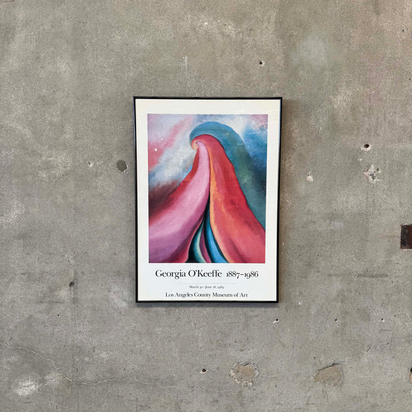 Vintage Georgia O'Keefe Framed Poster