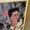 Vintage 90's Frida Kahlo Framed Poster