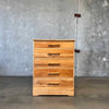 Mid Century Solid Maple Tall Dresser By Cushman "Colonial Creations"