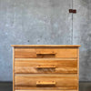 Mid Century Solid Maple Tall Dresser By Cushman "Colonial Creations"