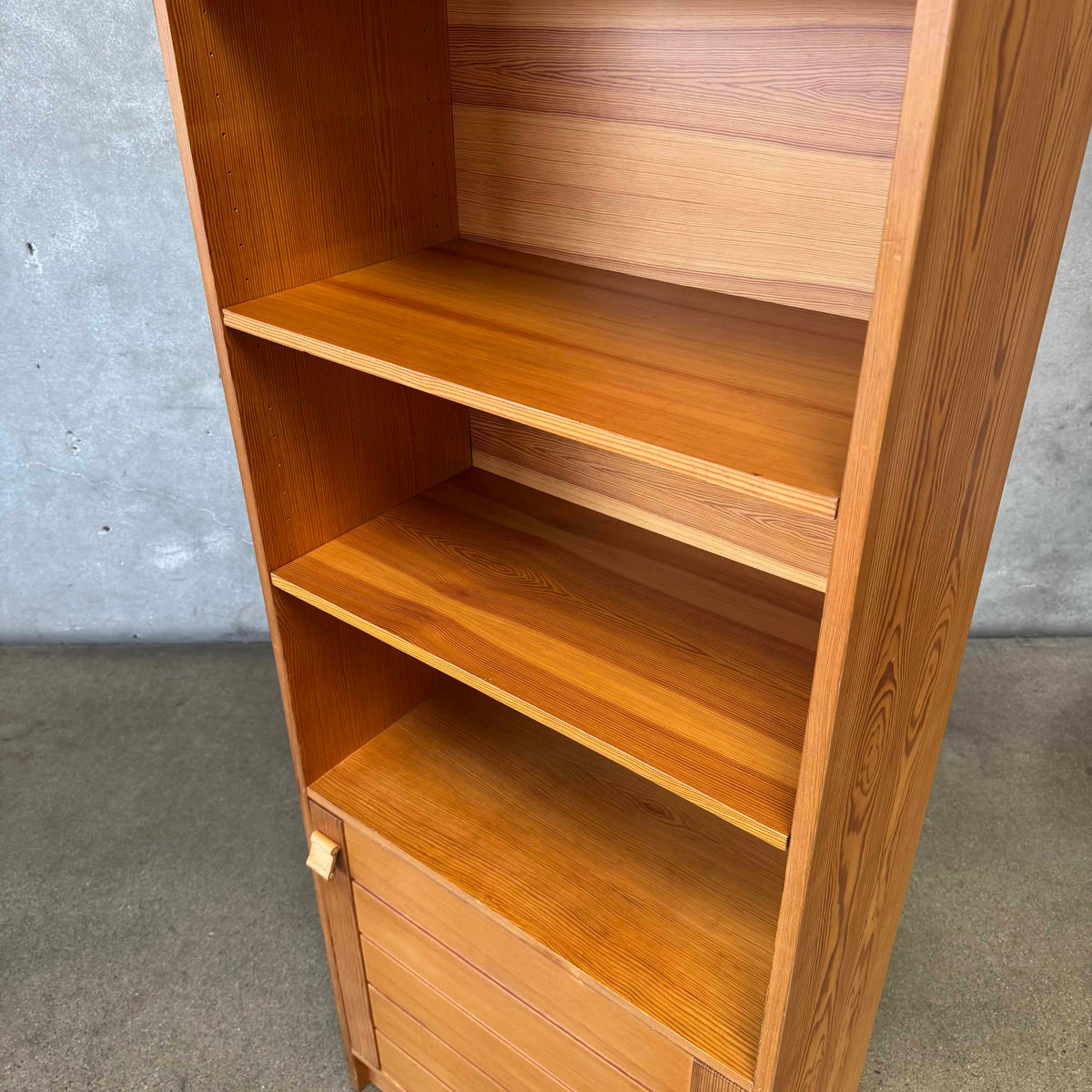Mid Century Scandinavian Pine Book Shelf #2