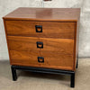 Dixie Small Three Drawer Dresser With Black Legs & Formica Top