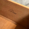 Dixie Small Three Drawer Dresser With Black Legs & Formica Top