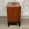 Dixie Small Three Drawer Dresser With Black Legs & Formica Top