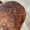 Male Torso Carved Wood Bust - Signed 1979