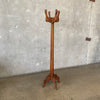 Antique Oak Hat Rack