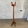 Antique Oak Hat Rack