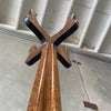 Antique Oak Hat Rack