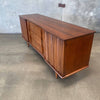 Mid Century Modern Walnut Nine Drawer Dresser By United