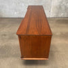 Mid Century Modern Walnut Nine Drawer Dresser By United